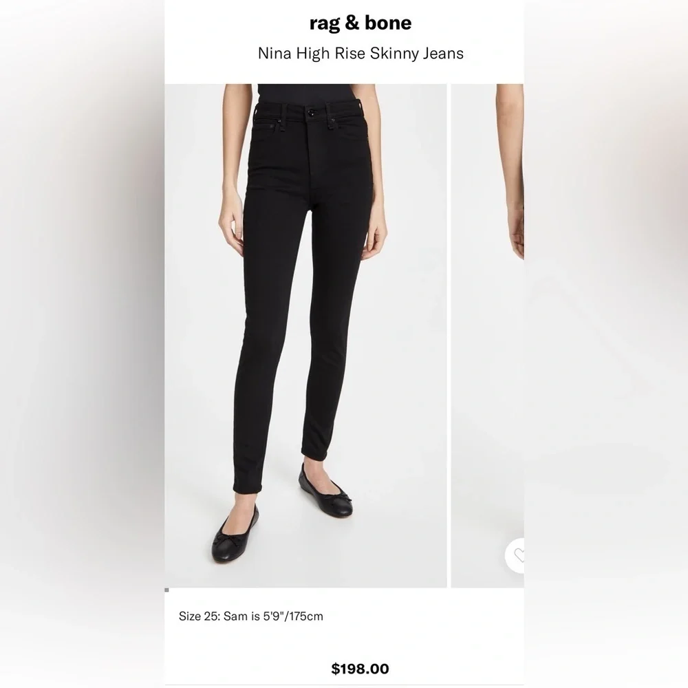 rag & bone Nina High Rise Skinny Jeans